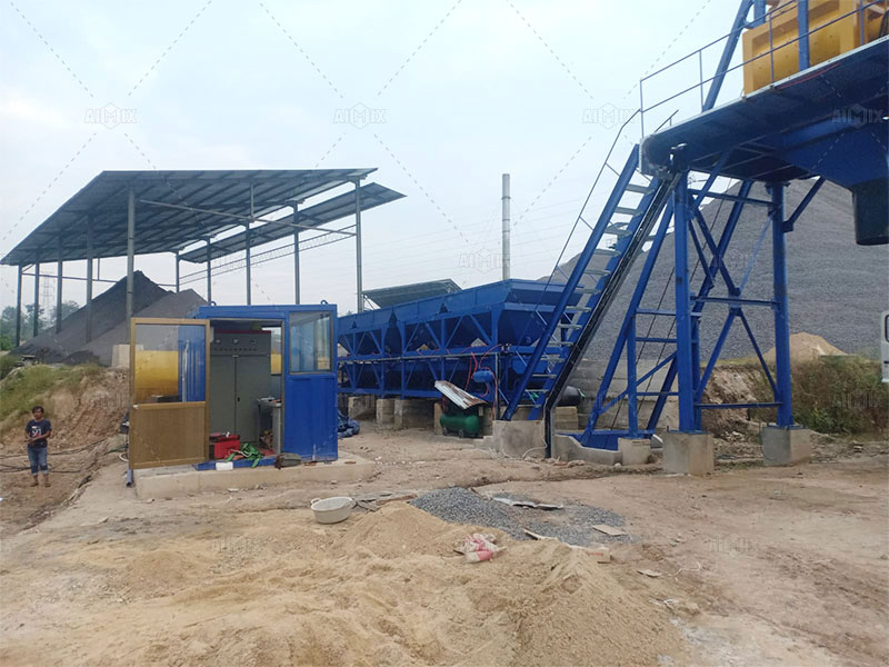3-bins aggregate batching hoppers