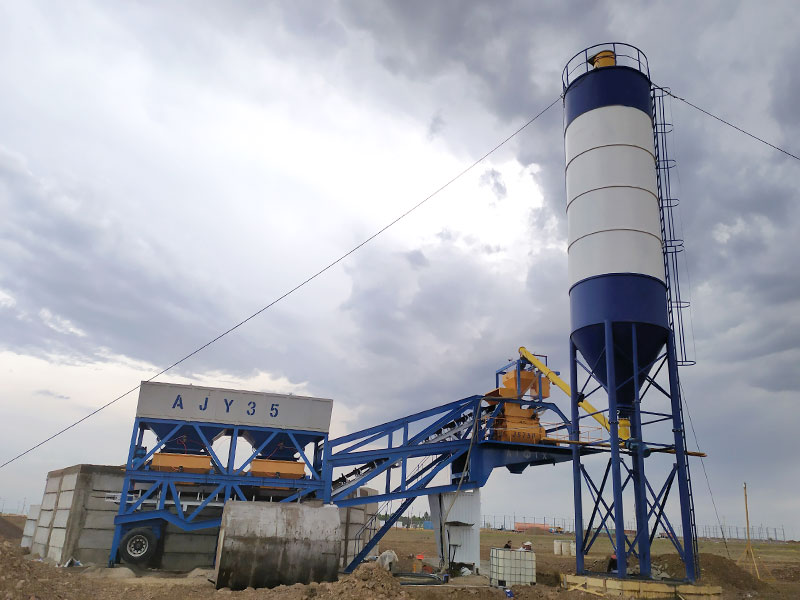 RMC concrete batching plant AJY-35