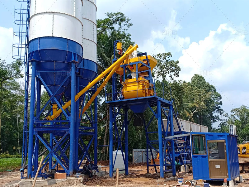 batching plant size AJ-35