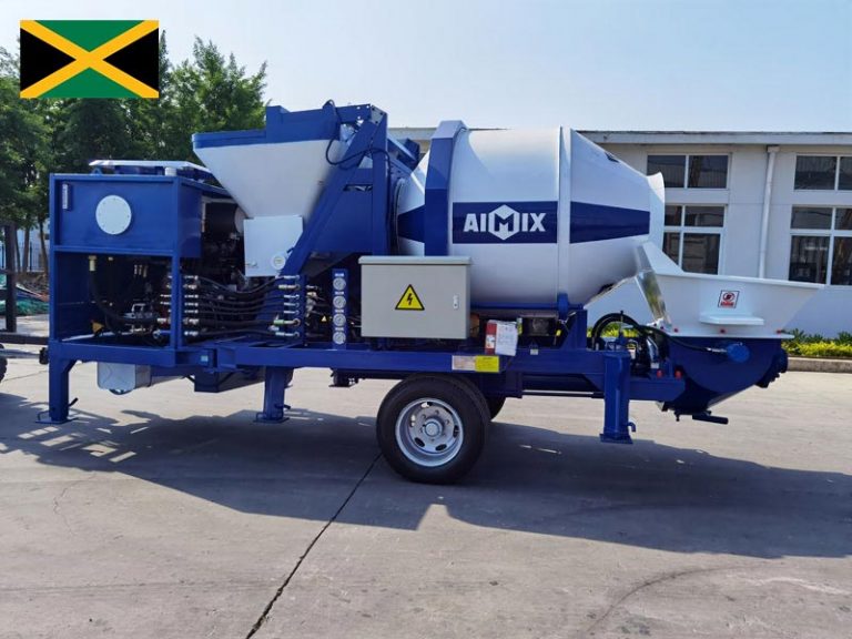 AIMIX 40m3 Diesel Concrete Mixer Pump Sent To Jamaica Export Case