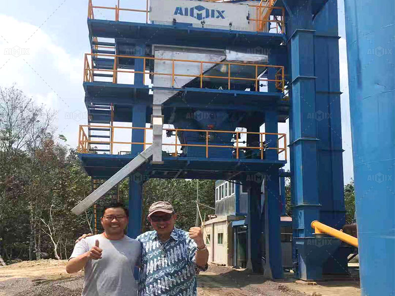 customer praise for aimix asphalt mixing plant
