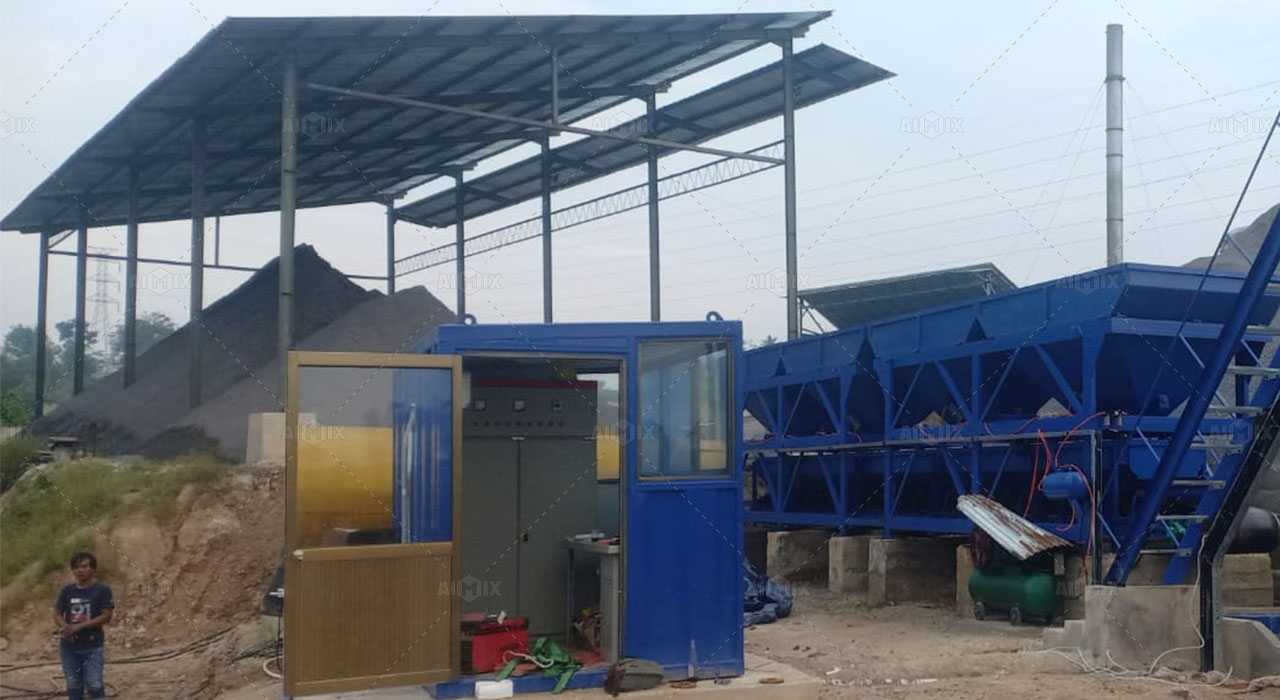 shed for aggregate materials