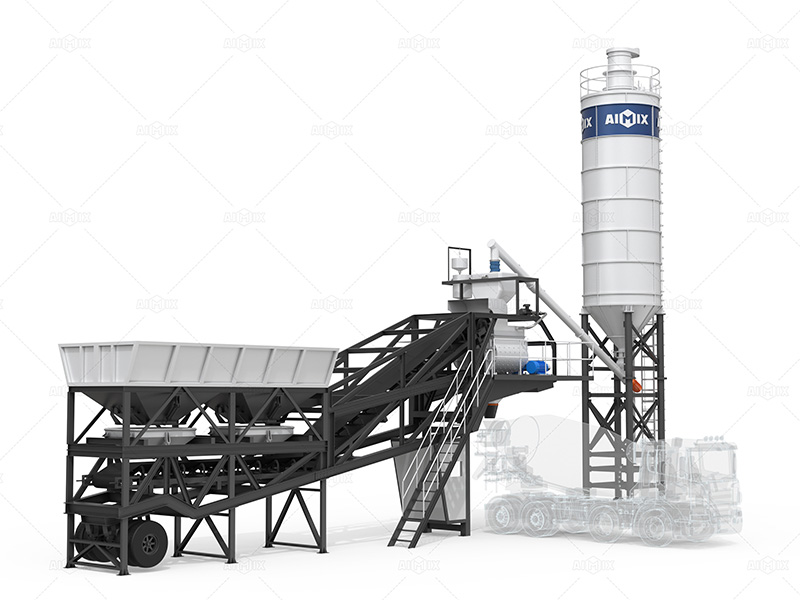 35 cbm per hour batching plant portable for sale Indonesia