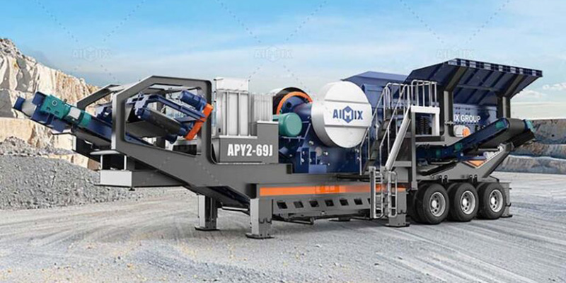 APY2 Mobile Jaw Crusher Plant for sale in Indonesia