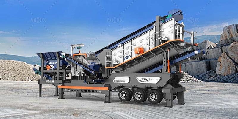 APY3 mobile stone impact crusher machine for sale