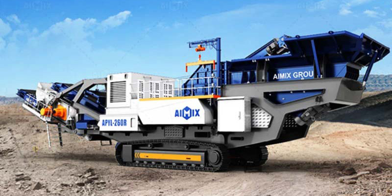 APYL2-F mobile impact stone crusher plant for sale AIMIX