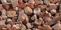 brick wastes for crusher plant
