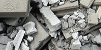 concrete waste for crusher plant