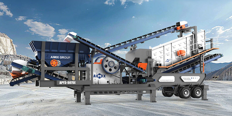 3-in-1 wheel type mobile jaw crusher for sale di Indonesia