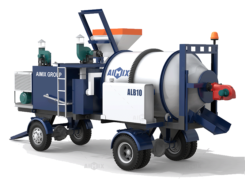 ALB-10 Small Portable Asphalt Mixer Machine Hot Selling in Indonesia