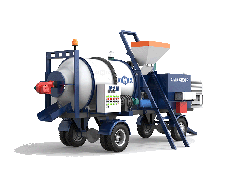 ALB small mobile asphalt mixer machine for sale in Indonesia