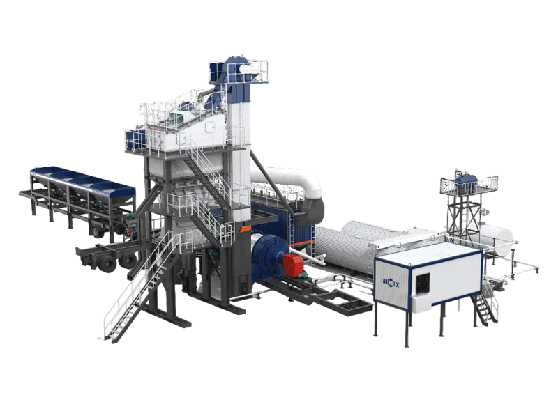 ALYQ mobile batch type asphalt plant for sale in Indonesia