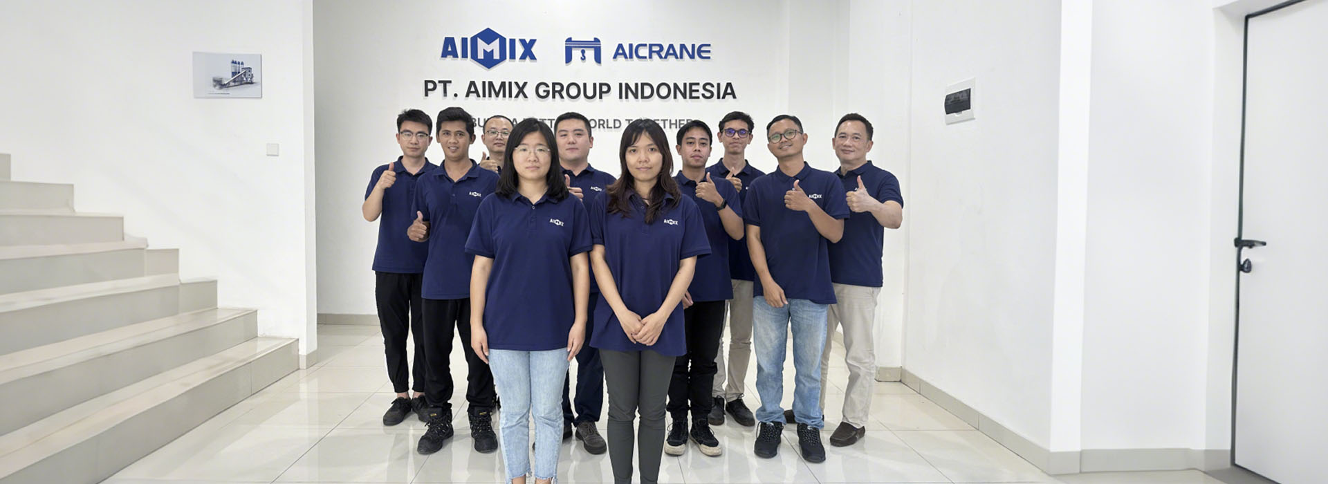 PT AIMIX GROUP INDONESIA for asphalt mixing plant team