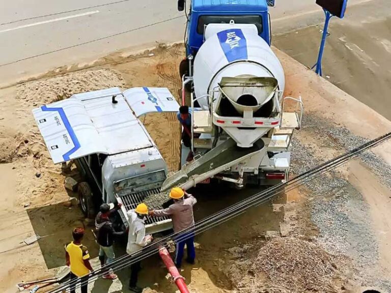 ABT40C Concrete Pump Diesel for Residential Villa Building Construction in Thailand