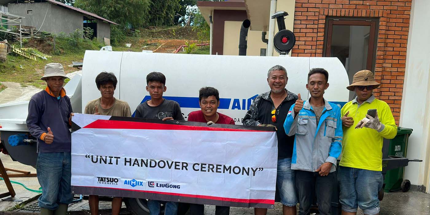 ABT40C diesel trailer pump for floor pouring in Indonesia