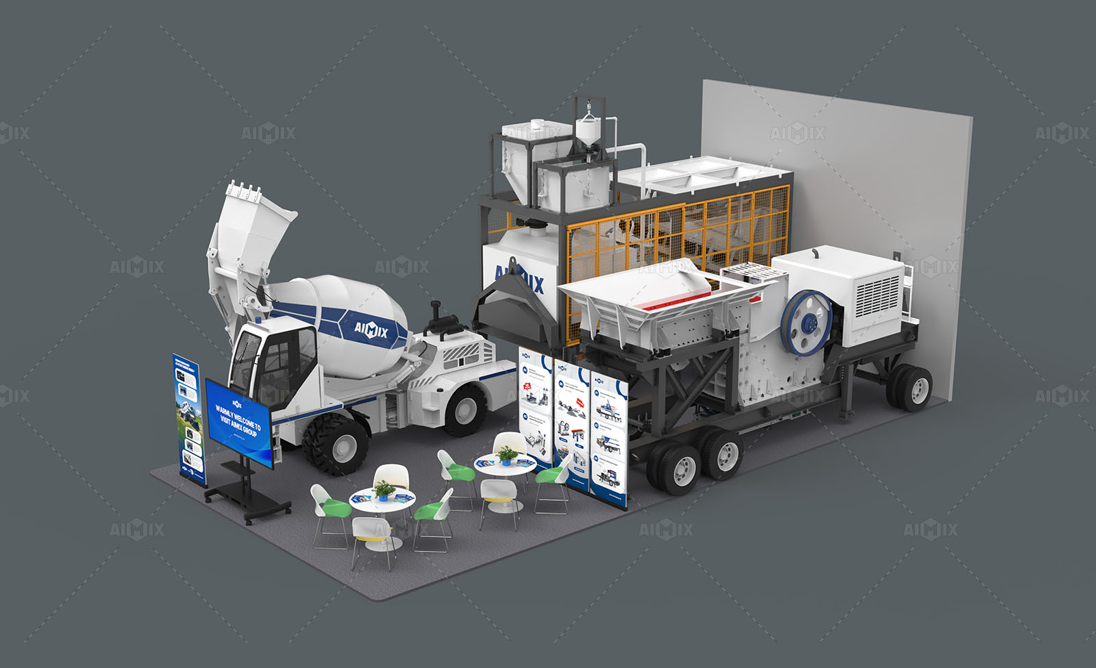 AIMIX PRODUCTION INDONESIA EXPO BOOTH Showcase at ADEXCO 2025