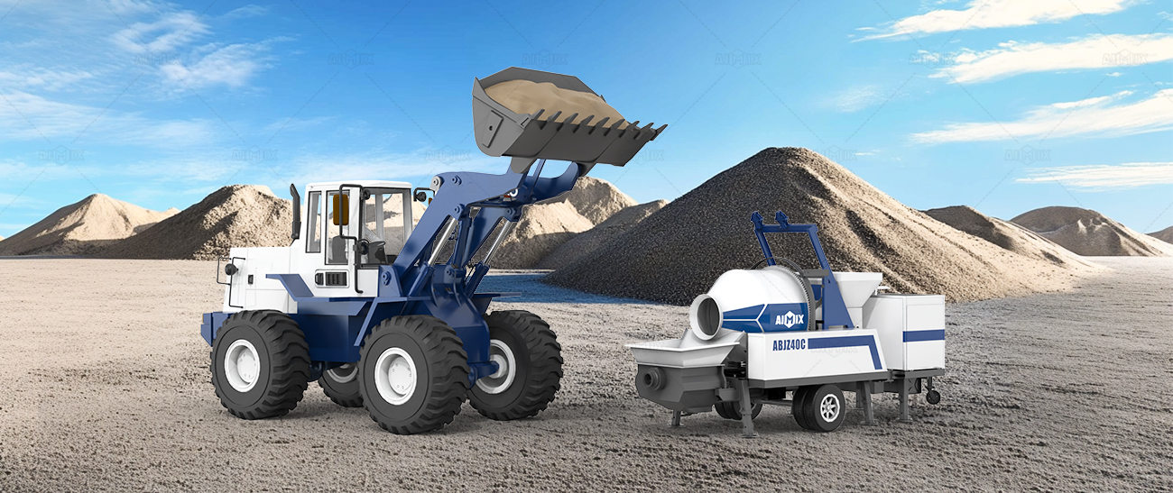 mixer pumps with loader solution