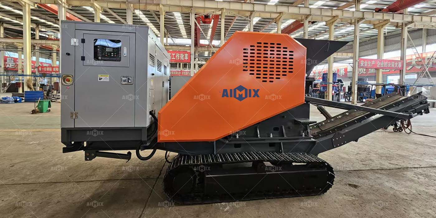 30tph small track jaw crusher plant for road base in Indonesia